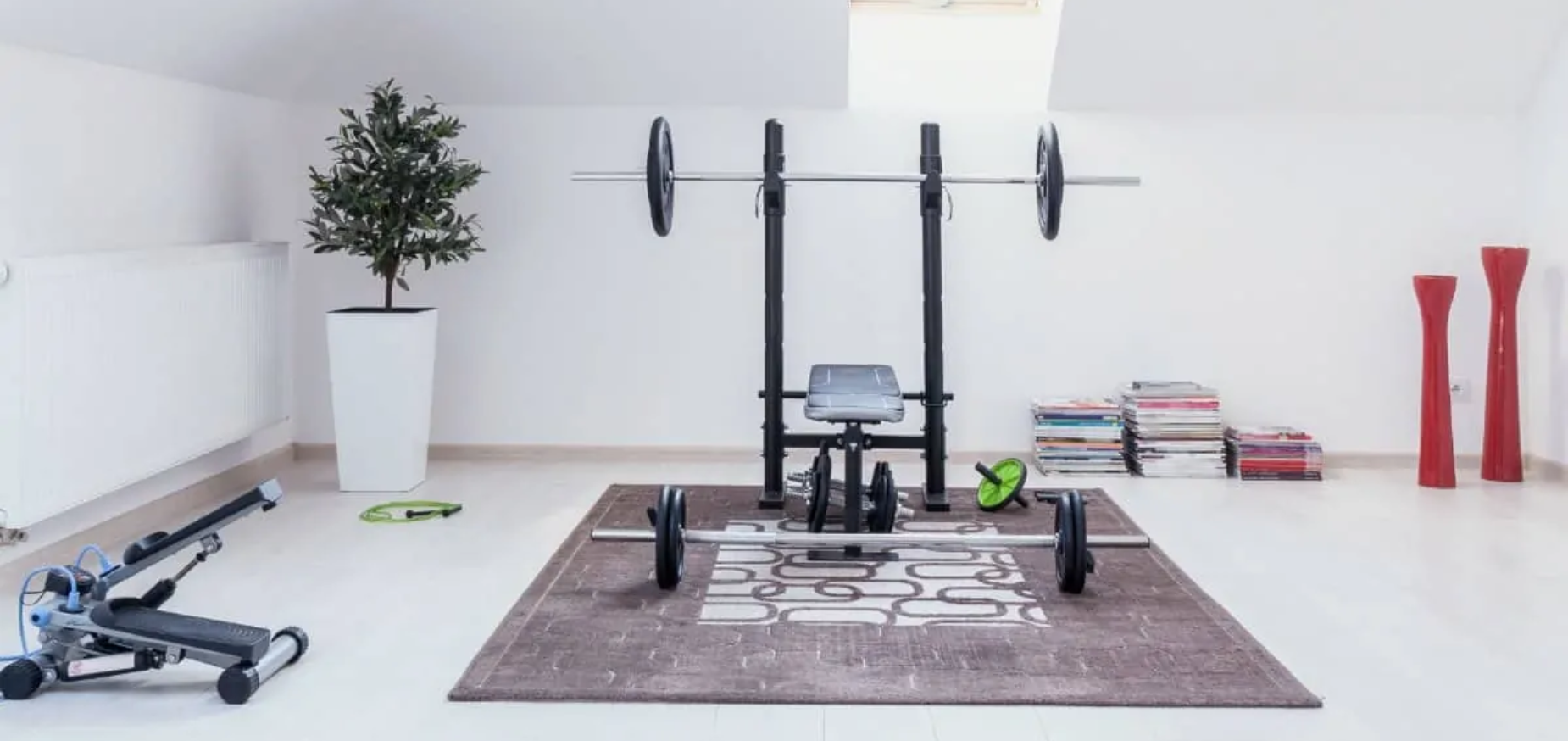 Gym set at discount home